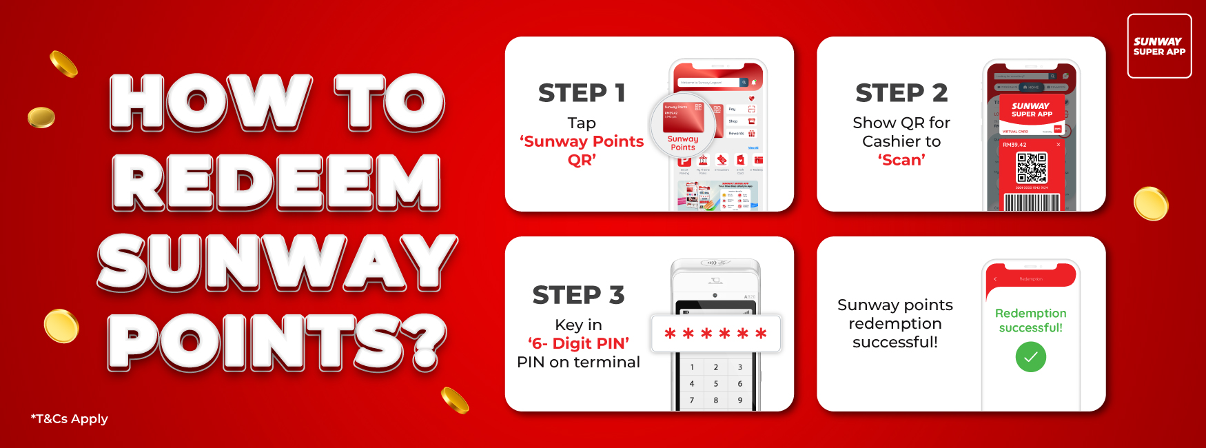 How to Redeem Sunway Points