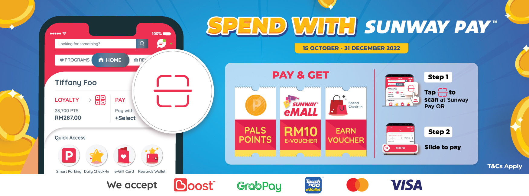 RECEIVE FREE VOUCHER WHEN YOU SPEND WITH SUNWAY PAY! 