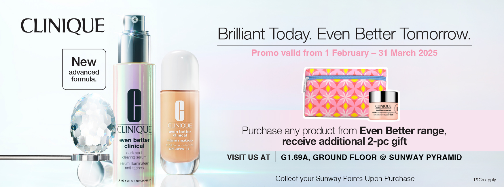 Exclusive Gift with Clinique Advanced Skincare Purchase