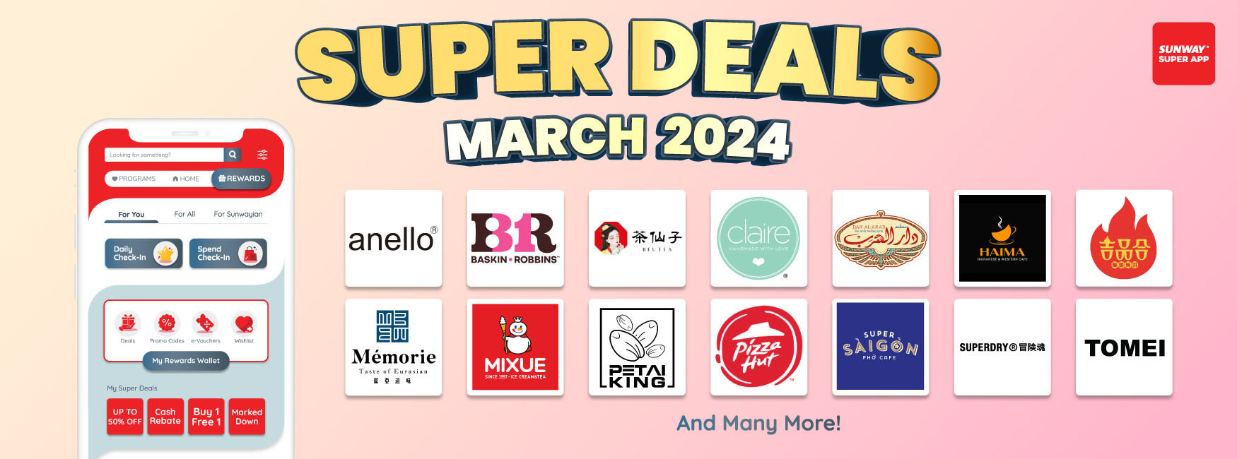 Claim your super deals now!