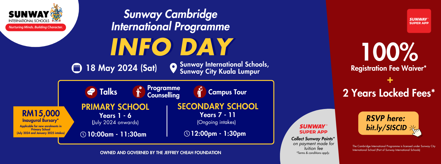 Sunway Cambridge International Cambridge Info Day