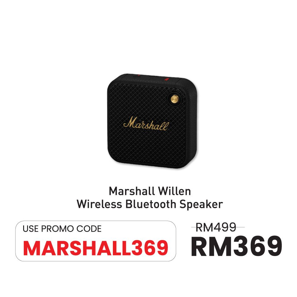 RM130 OFF Marshall Willen Wireless Bluetooth Speaker