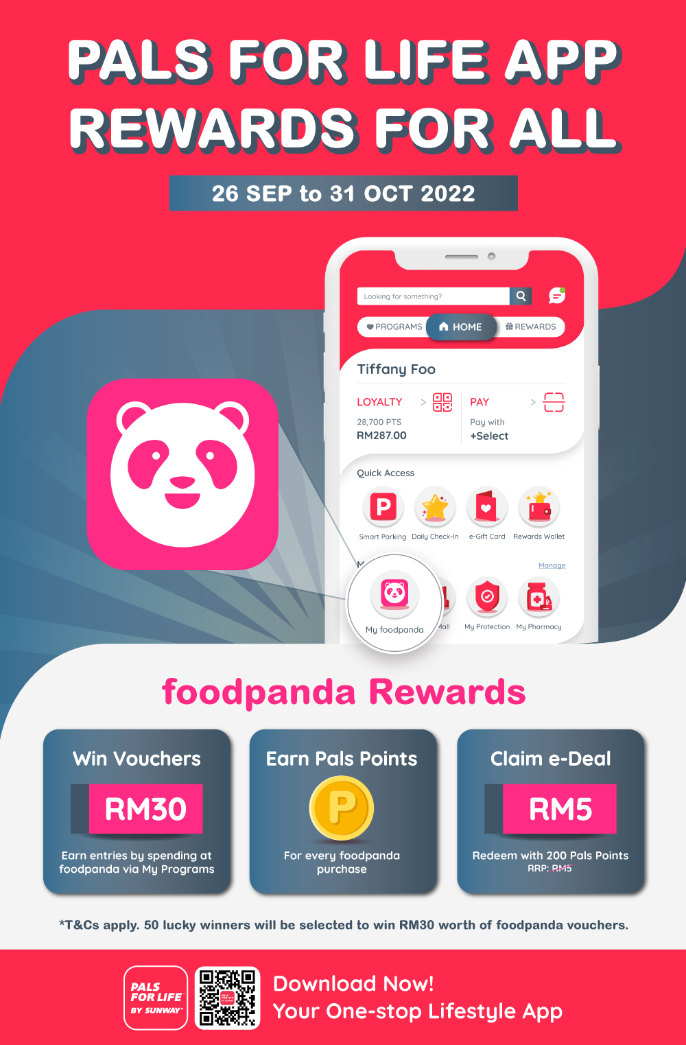 Earn Rewards with foodpanda