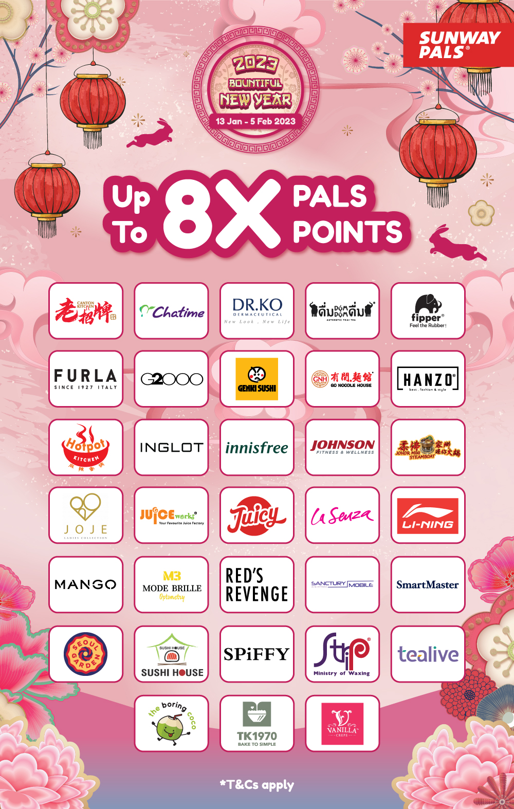 8X Pals Points + More