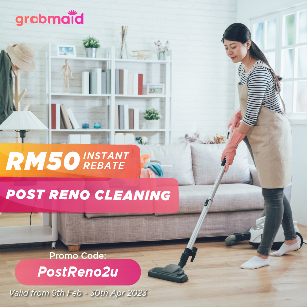 RM50 OFF Post Reno Cleaning or Move In/Out Cleaning
