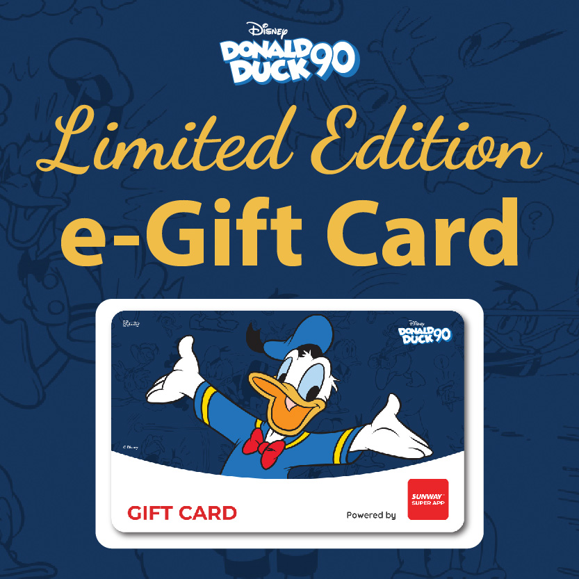 Donald Duck's 90th Anniversary E-gift Card