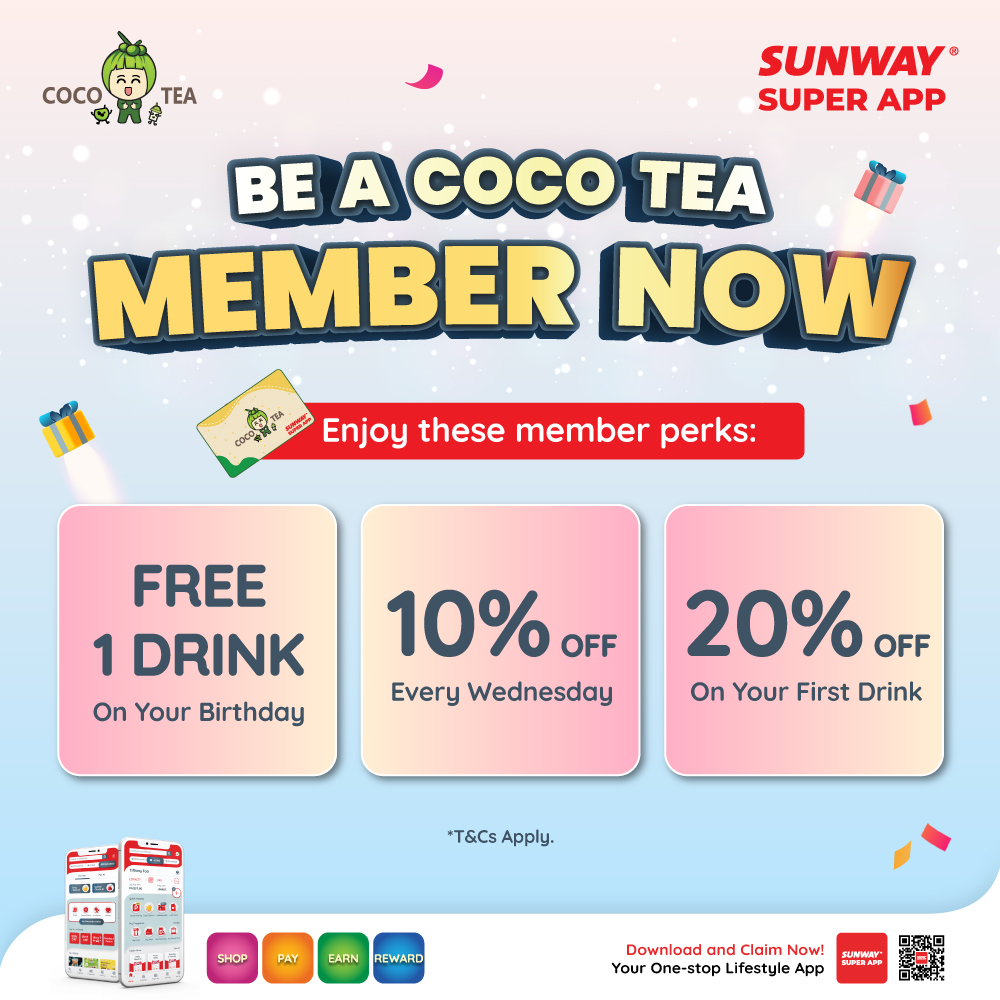 Be a Coco Tea Member Now