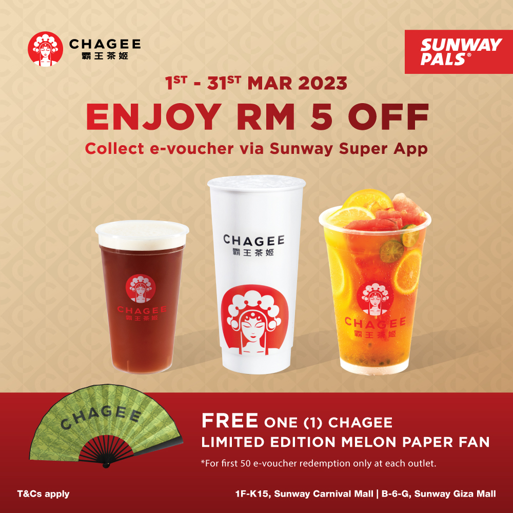 RM5 OFF + Giveaway
