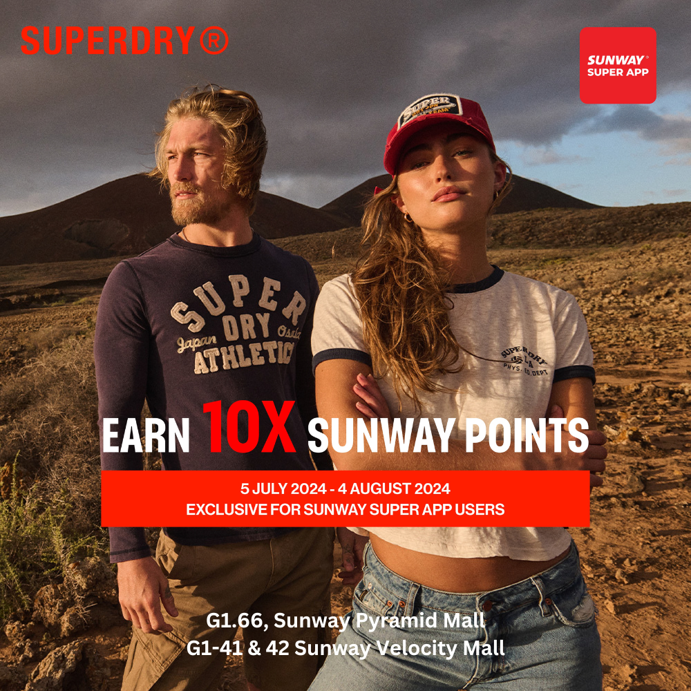 Earn 10X Sunway Points