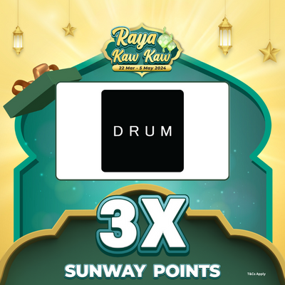 Earn 3X Sunway Points