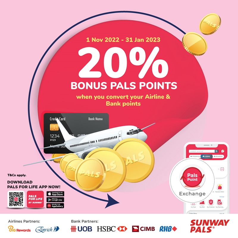Get Extra 20% Pals Points