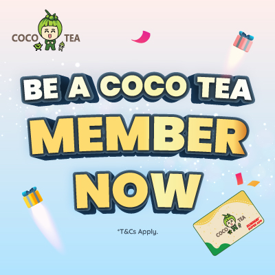 Be a Coco Tea Member Now