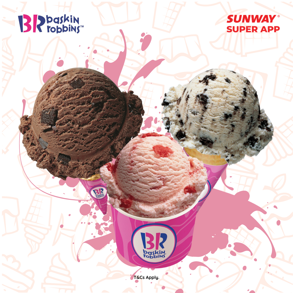 Get a scoop as low as 600 Sunway Points
